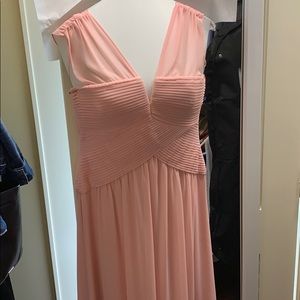 BCBG pink gown